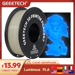 Filamento PLA luminoso GEEETECH per stampante 3D 1.75mm 1kg Glow in the Dark plastica PLA 3D materiali di stampa all'ingrosso