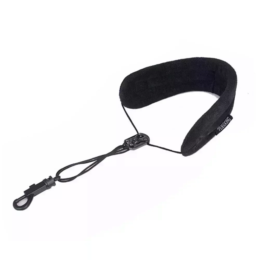 SPORTFUNSF Tali Leher Saksofon Dapat Disesuaikan Nyaman Bersirkulasi untuk Alto Soprano Tenor Bass Klarinet Tanduk Inggris Bassoon Oboe