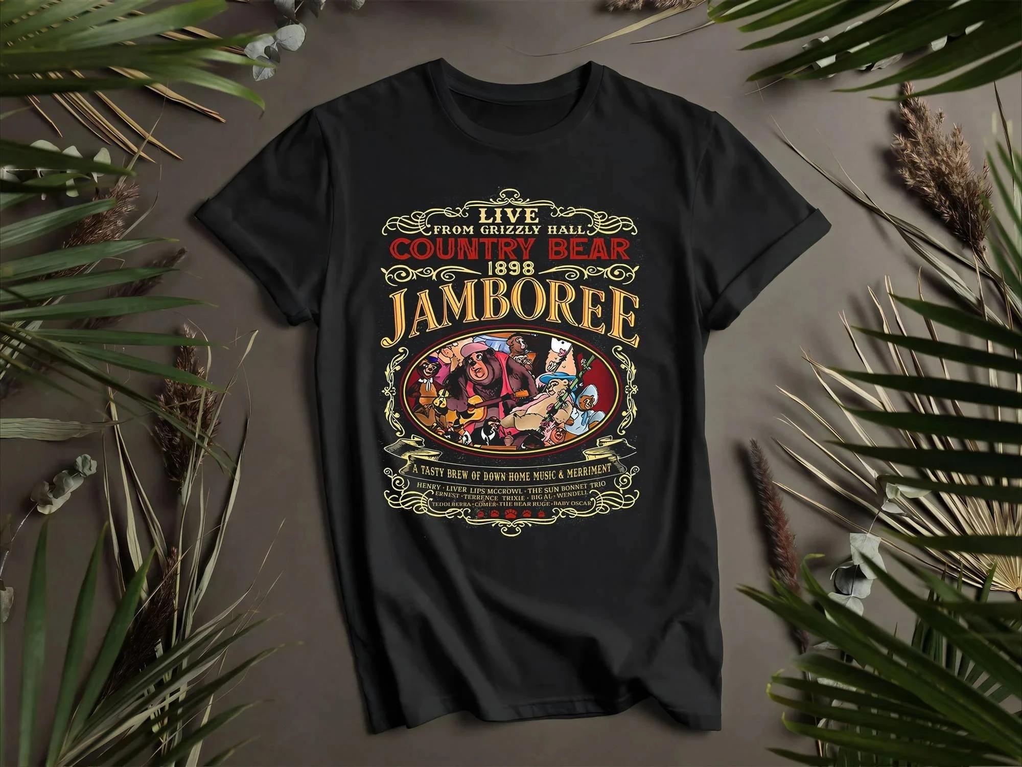 

Disney Country Bear Jamboree Group Movie Poster Custom T-Shirts for Men Women