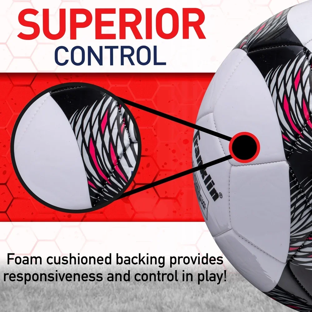 ลูกฟุตบอลเยาวชนขนาด 3 ปกอ่อนโฟม PVC ทนทาน Cushioned Training Ball Air Pump รวมกีฬาสําหรับเด็ก