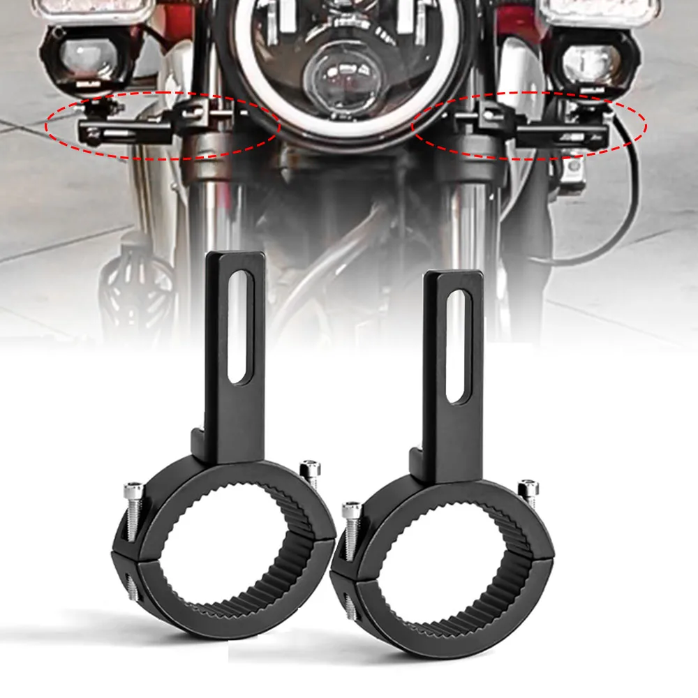 Motorrad Nebel Licht Halterung Fahren Lichter Halterung Hilfs Led-leuchten Halterung Scheinwerfer Bike Fr ably Gabel Halterung Clamp Fixati