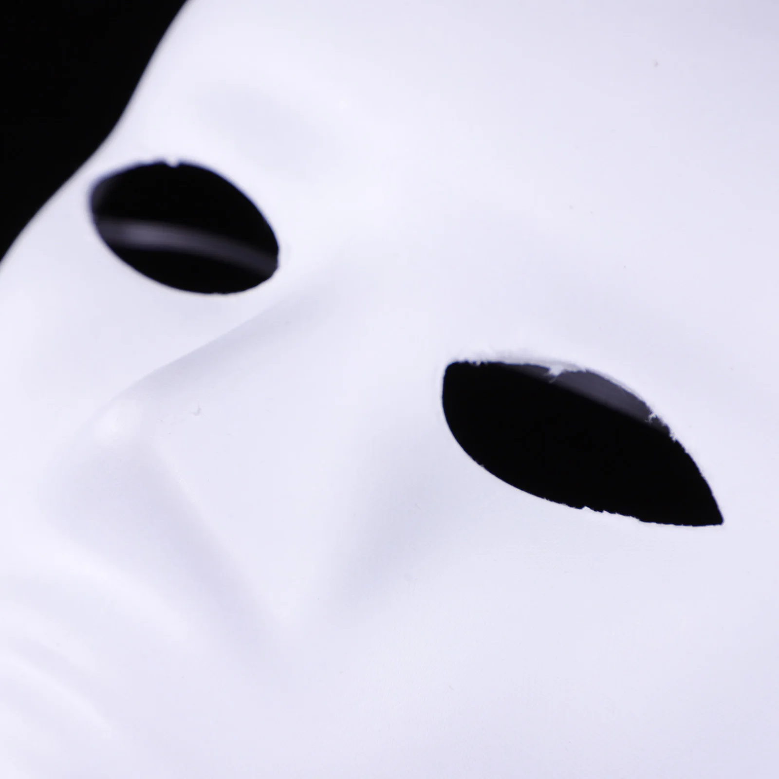 

6pcs Diy Paintable White Masquerade Masks Blank Pulp Craft Halloween Party Decor Unpainted Mask For Adults Students Cosplay Art
