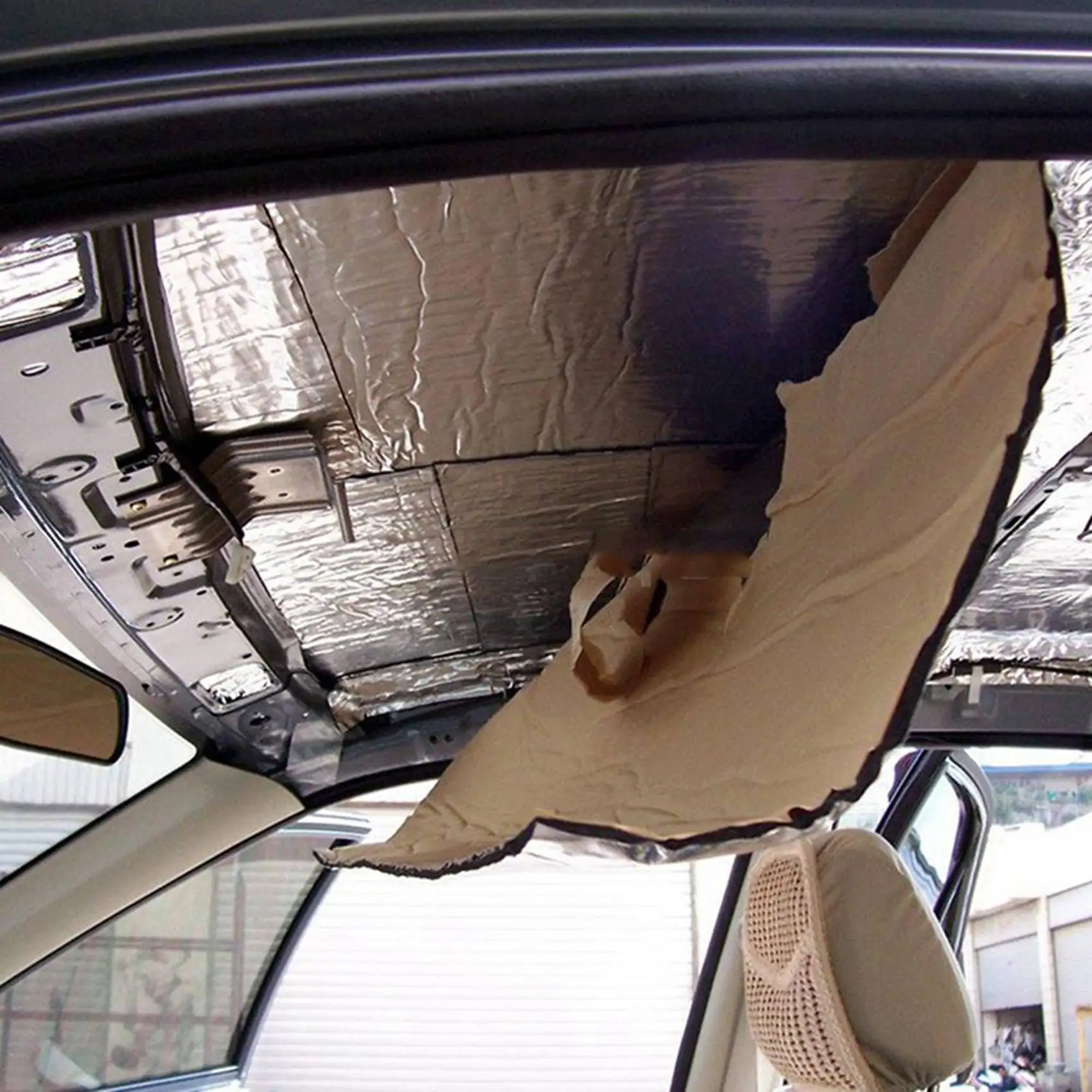 4Pcs 50X200cm Sound Deadener Car Insulation Bloack Heat&Sound Thermal Proofing Pad Auto Parts For Automobiles-L94A