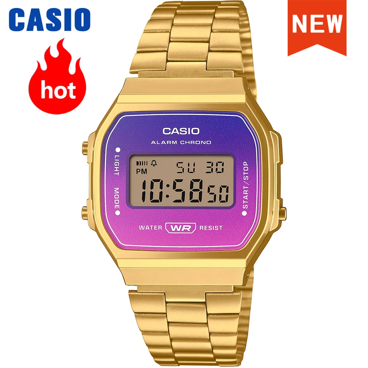 

Casio watch new style 2024 unisex dazzling color LED digital Waterproof Quartz watch Sport Wrist Watch relogio masculino