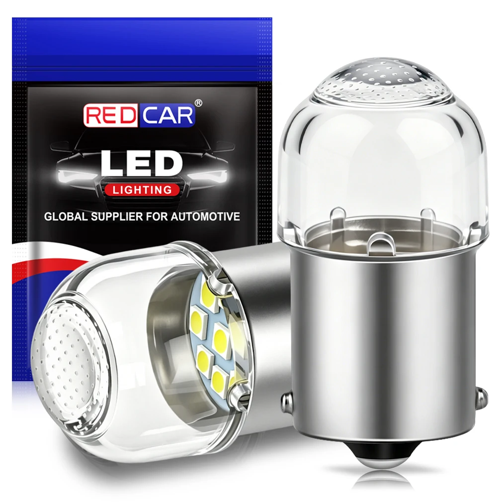 Ampoules LED P21W P21/5W 1156 BA15S 1157 BAY15D (2/4/6/8/10 PCS) pour clignotants, feux de freinage, feux de recul, feux de stationnement, feux arrière, feux de jour (DRL) blancs pour voitures 12V