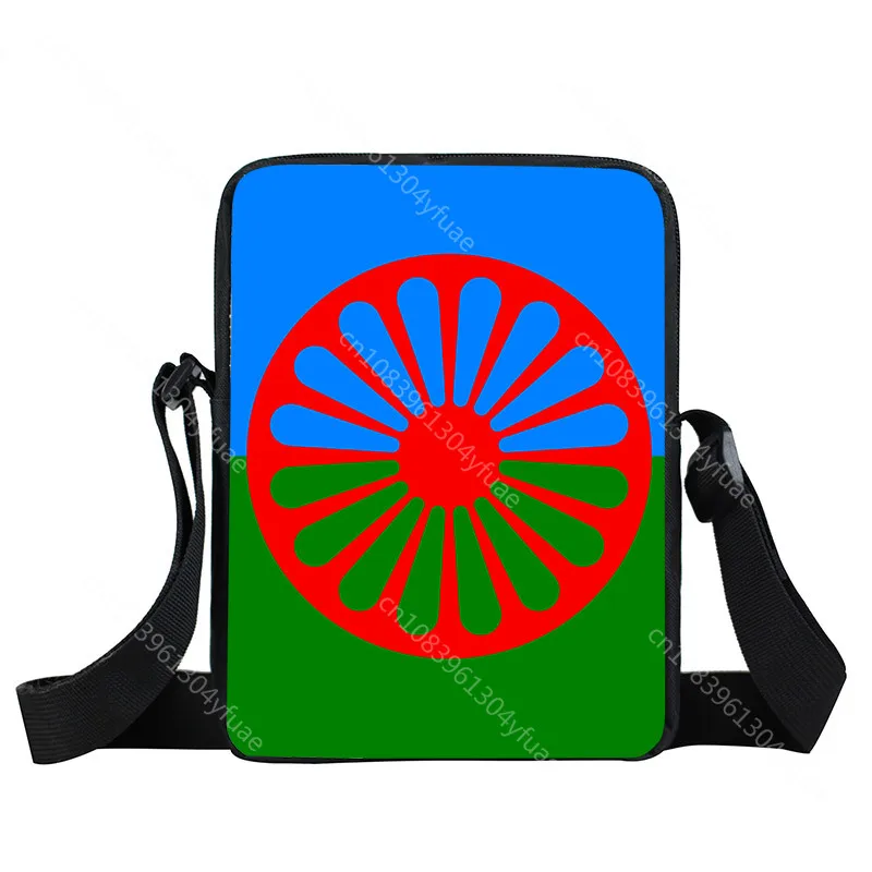 Romany Gypsy Shoulder Bag Haitian / Kazakhstan / Arabic Algerie / Saudi Arabia Flag Women Handbag Bohemian Gipsy Girl Cross Bags