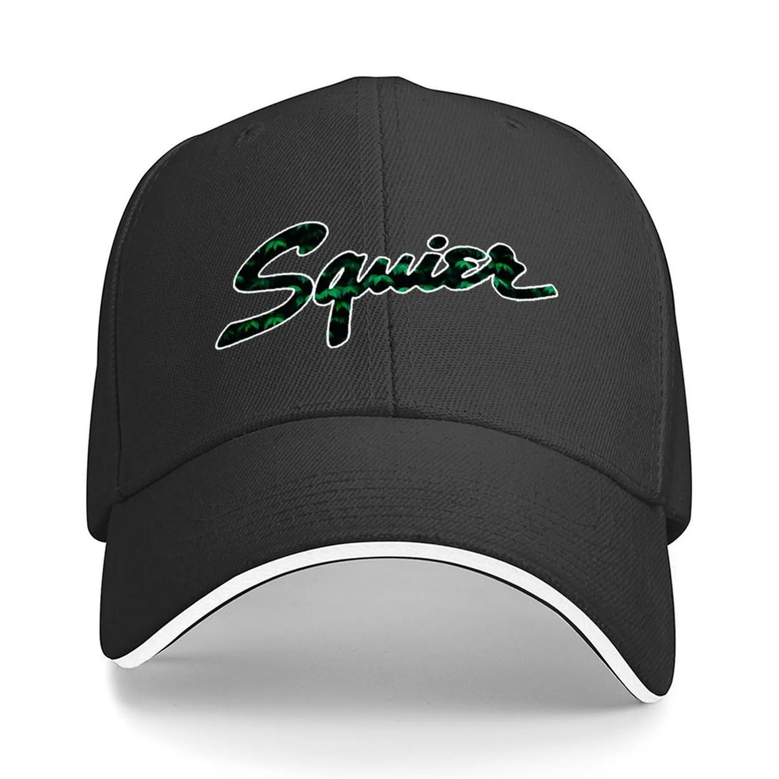Squier Guitars Logo gorra de béisbol capucha gorras personalizadas sombrero de montañismo gorras de marca de lujo para hombres y mujeres