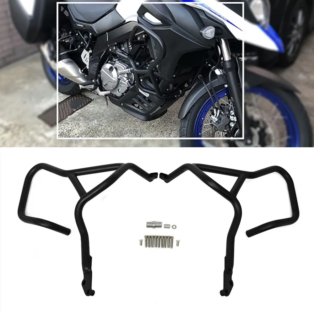 

For SUZUKI DL650 V-Storm 650 2011-2023 2022 DL 650 V Storm 650 Engine Guard Crash Bar Frame Slider Bumper Stunt Cage Protection