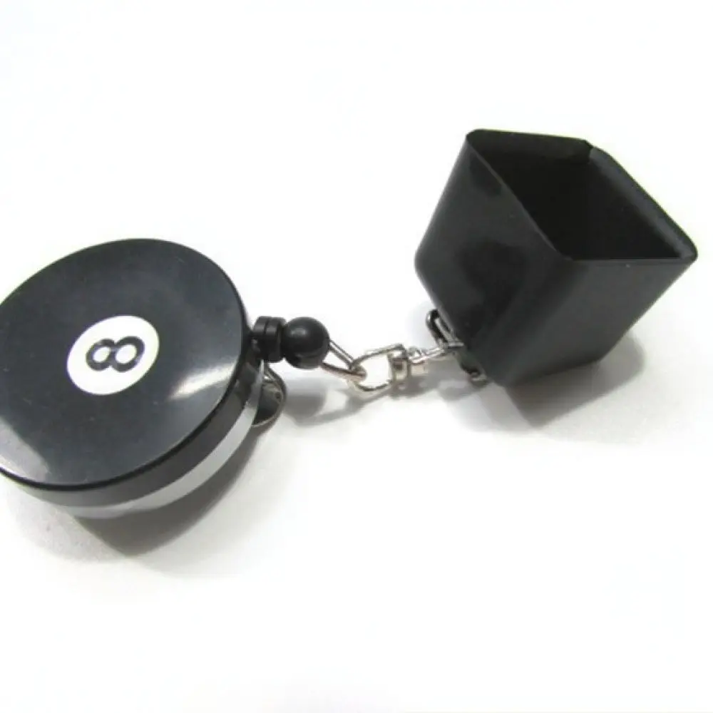 Portable Retractable Chalk Dispenser Clip For Pool Cue Snooker Game Equipment Black Eight Sport Accessory Tool