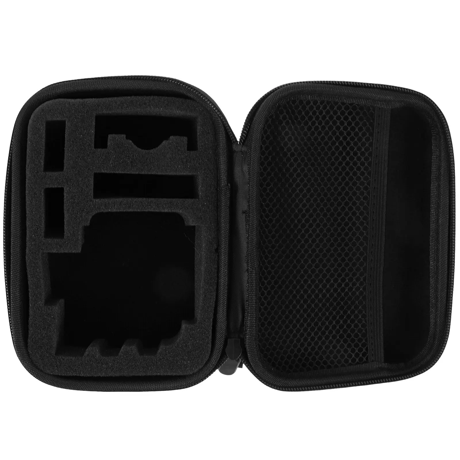 Portable Action Camera Hard Case Eva Material Multiple Compartments Organized Storage Outdoor Travel Camera Bag for Small
