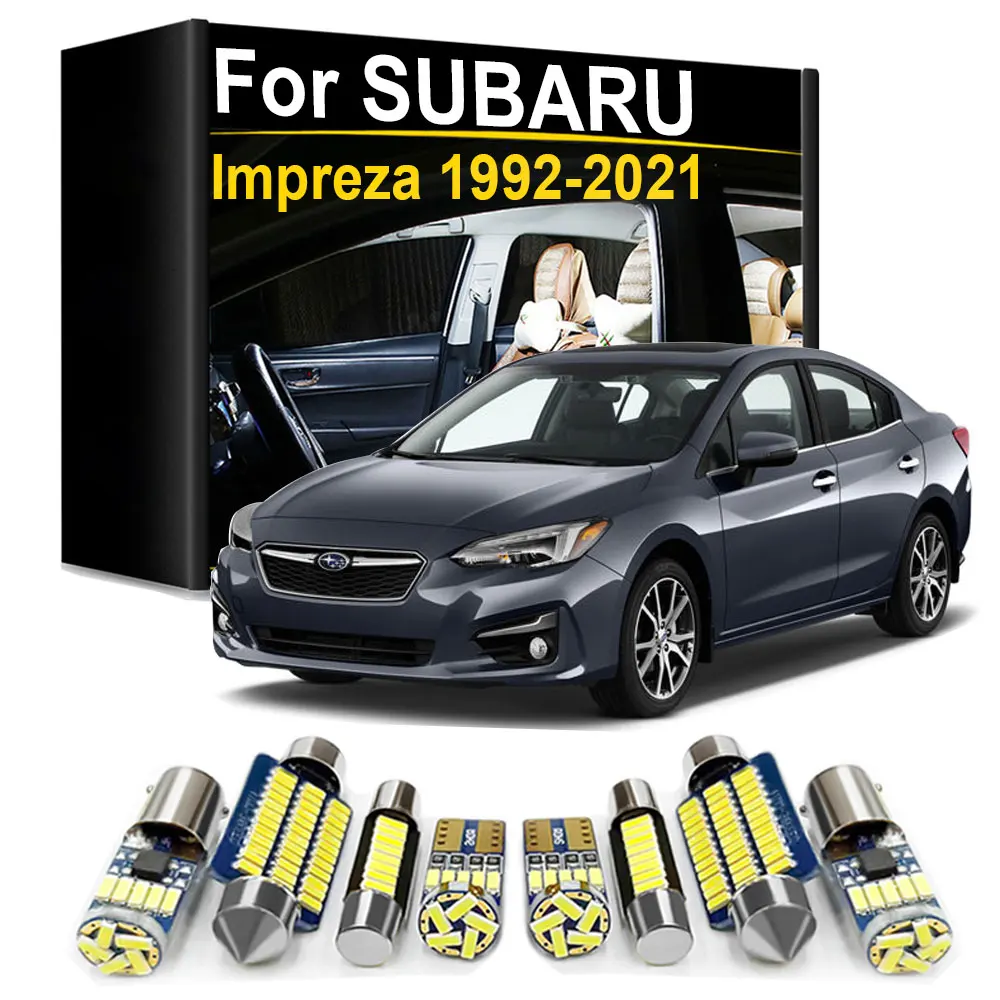 Innen-LED-Licht-Kit Canbus für Subaru Impreza 1992-2008 2009 2010 2011 2012 2013 2014 2015 2016 2017 2018 2019 2020 2021