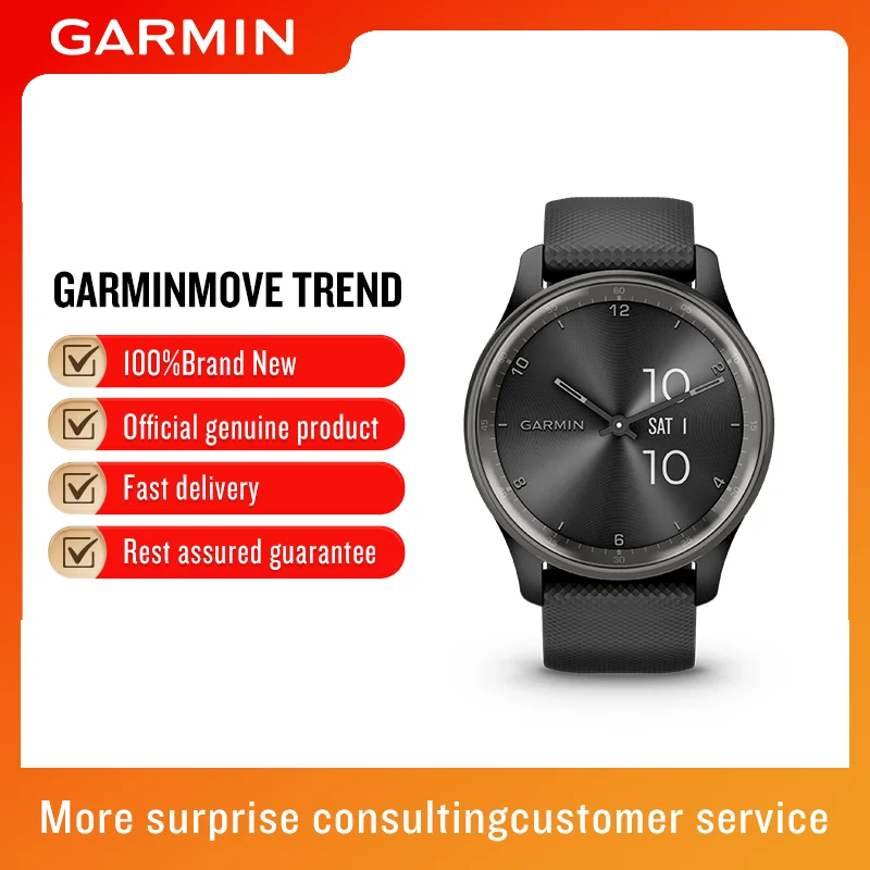 

Умные часы Garmin Move Trend Pointer: мониторинг фитнеса и здоровья, пульс, кислород в крови, стильные часы