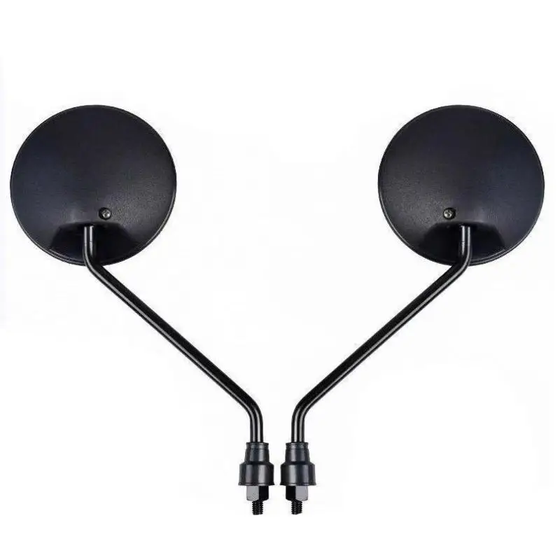 Universal 22mm Rounded Bike Handlebar Mirror 1 Pair HD Wide View Side Mirror for E-Scooter Bicycle Outdoor Cycling