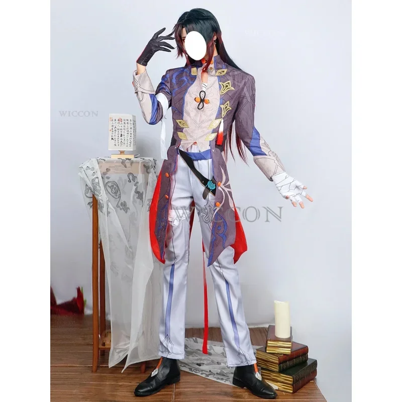 EE01 Blade Anime gra Honkai: Star Rail przebranie na karnawał ubrania peruka jednolite Cosplay Yingxing Stellaron Hunters Halloween ParIo0！