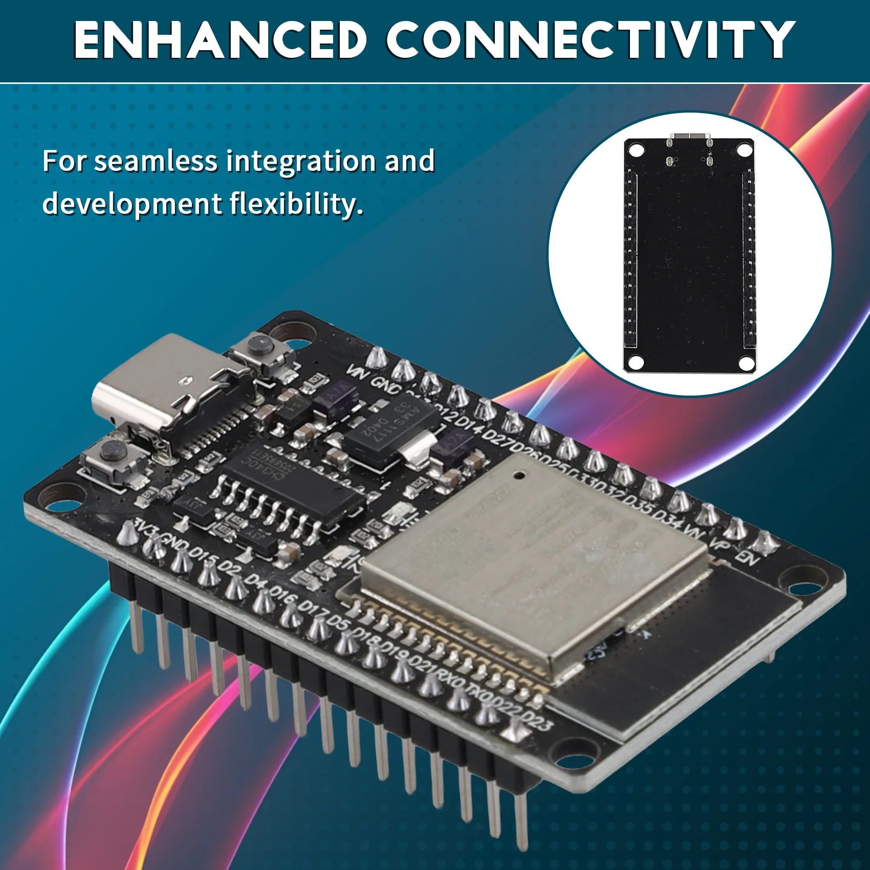 GFR5-ESP32 WROOM-32 Development Board Type-C CH340C Dual Core Module