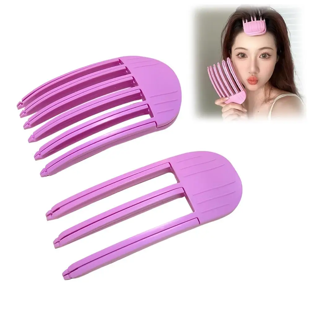 Nuovi 3/6 denti soffici radici dei capelli alto teschio artefatto tornante naturale soffice Traceless capelli strumenti per lo Styling di bellezza per pigro