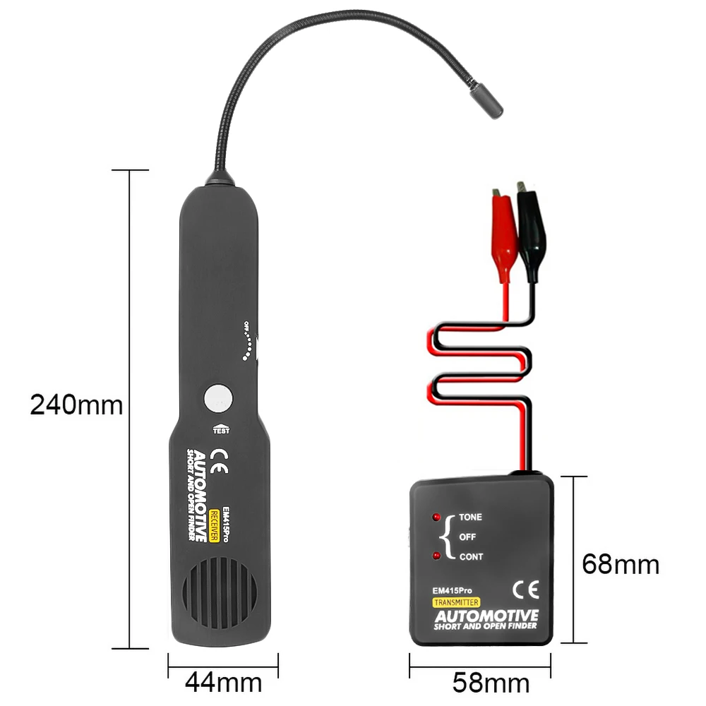 EM415PRO Automotive Short Cable Tracker & Open Wire Finder Universal EM415 PRO 6V-42V DC Find Car Short Circuit Wire