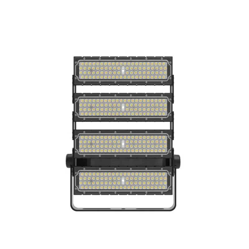 200W 140LM/W High uniformity 4 Module Black Aluminum LED Flood Light 200W For Outdoor Area