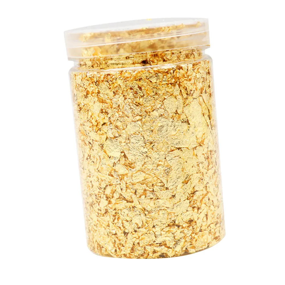 10G Nail Art Paillettes Glitter dorati irregolari per manicure fai da te Design Home Uso professionale Suggerimenti decorativi Accessori rotti