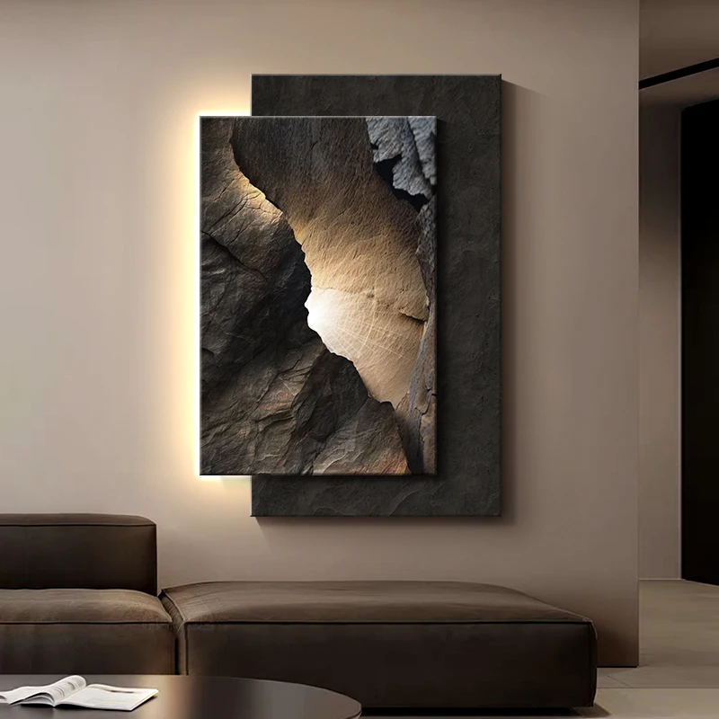 Luxury LED Sandstone Wall Lamp For Indoor Living Room Corridor Hallway Kitchen Hotel LustreHome Decoration Modern Mural Light