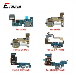 Micro conector usb tipo c porta, porta de carregamento, doca plug, cabo flexível para lg g5, g6 plus, g7, g8, g8x, thinq