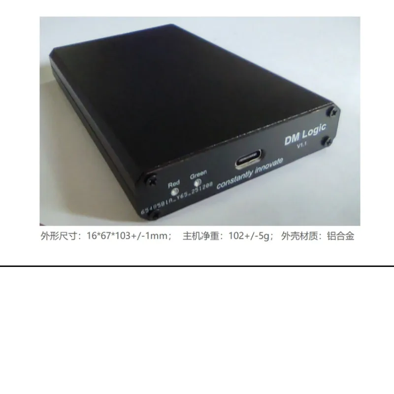 Logic Analyzer 16 Channel 5x Saleae Sampling Rate 400MHz Hundred Protocol Decoding USB