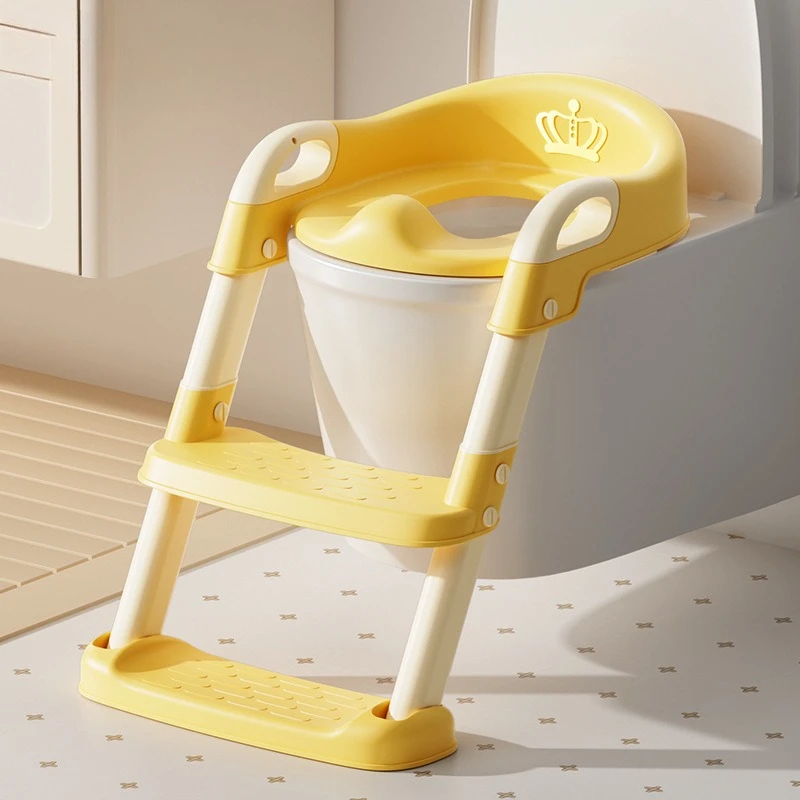 New Children Toilet Ladder Infant Baby Step Folding Storage Toilet SeatAuxiliary Toilet Ladder Kid Safety Comfort Toilet Seat
