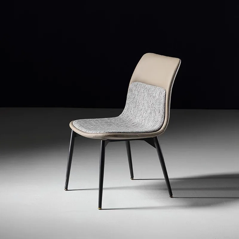 

Italian minimalist light luxury high-end dining chair designer dresser back chair modern simple home dining
