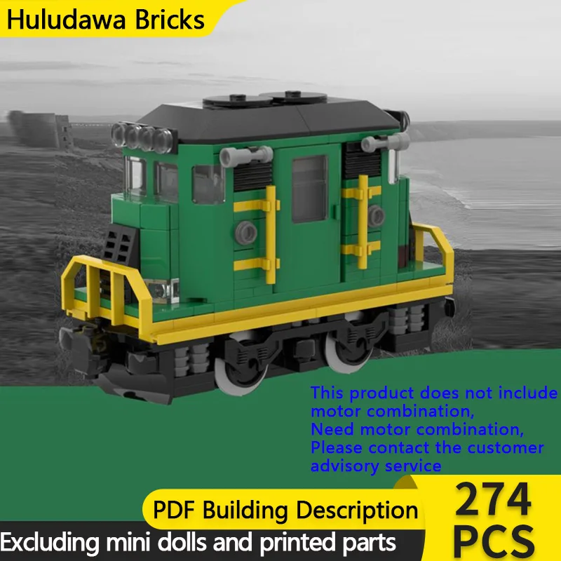 

City Car Model MOC Building Bricks Mini Diesel-Electric Shunter Modular Technology Gifts Holiday Assemble Children Toys Suit