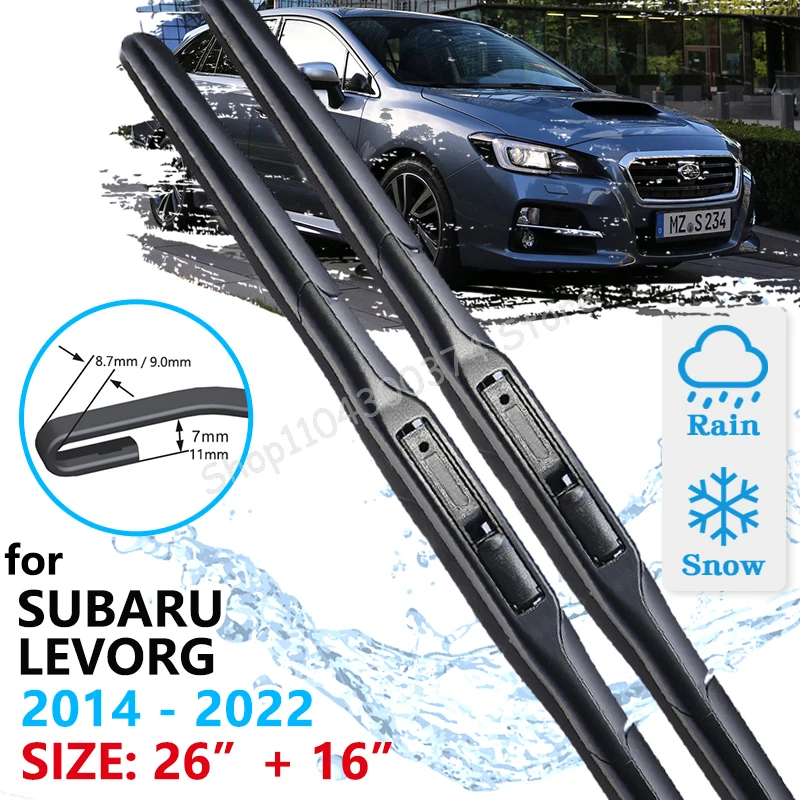 

Car Front Wiper Blade For Subaru Levorg VM VN WRX Sportswagon GT 2014~2022 Windscreen Windshield Windows Wipers Accessories 2017