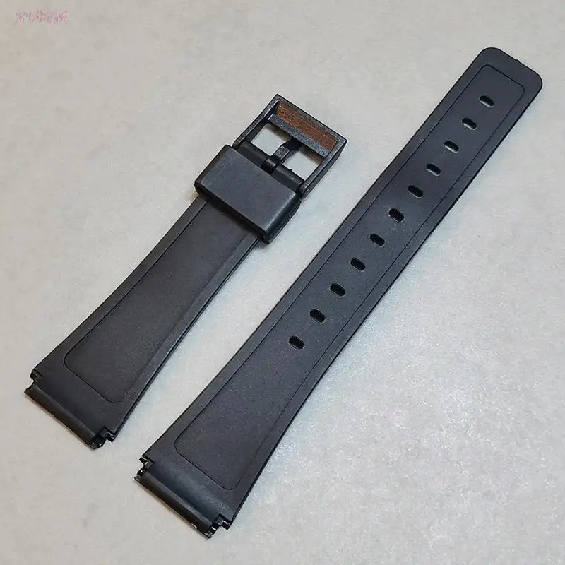 18mm Resin Watch Correa Strap For Casio MQ-27 MQ-38 MQ-26 MQ-28 MQ-105 MQ-95 MQ-103 Durable Univesal  Watchband Black Belt