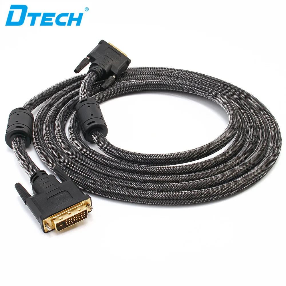 2PCS 3M DVI CABLE 24+1, 18+1 , 24+5, 18+5 Triple-layer Shielding OEM Is Offered
