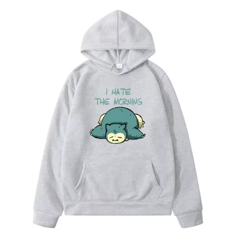 

I Hate The Morning Y2k New in Sweatshirts Men's Sweat-shirt Sweatshirt Hoodies Mens Clothes Hoodie Sweater for Men Harajuku