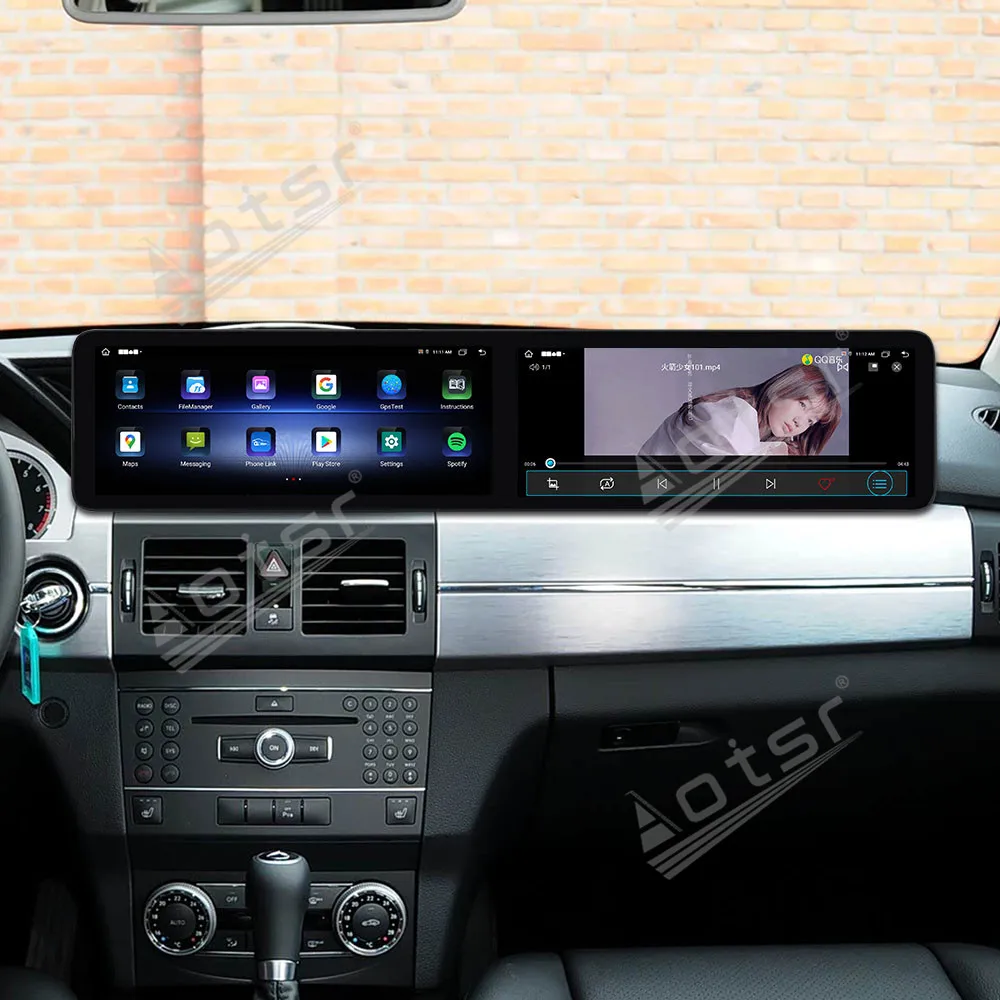 

Car Media For Mercedes-Benz GLK 2009-2012 Upgrade Dual 12.3 Inch Screen Android 13 Wireless CarPlay GPS Navigation Car Radio