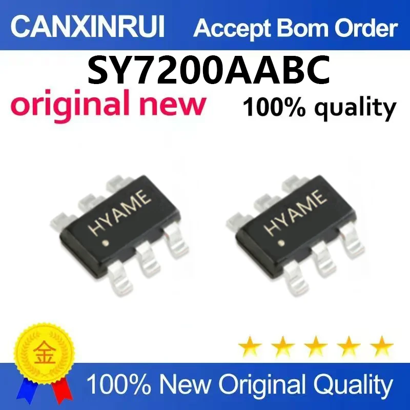 （5pcs-100pcs）Brand new original SY7200AABC silk screen HY SOT-23-6 DC-DC boost LED driver