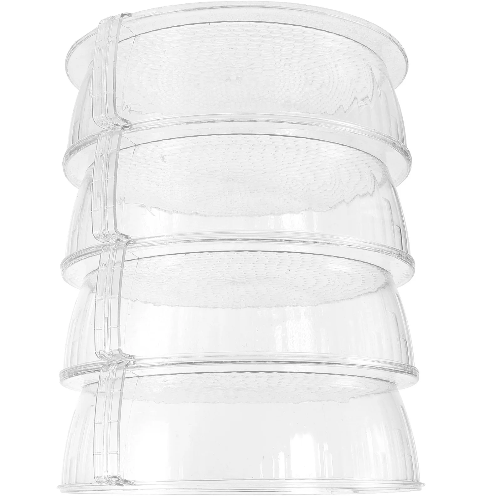 

1 set Transparent Food Cover 4-Layer Insulating Cake Cover For Home Restaurant Bakery Kitchen Supply Protective Lid