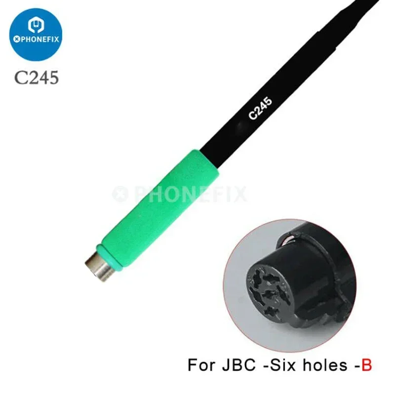 Universal High Precision T210 T115 T245 Soldering Iron Handle 5/6 Holes Handle Replacement With Adapt For JBC Soldering Station