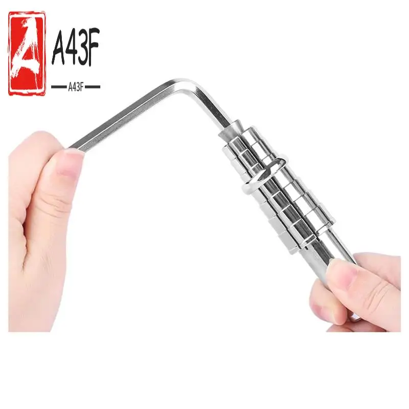 

A43F-расширяющаяся кольцевая оправка с шестигранным ключом, наборы носилок для колец, для изготовления колец размером 17-24 мм/0,67-0,95 дюйма