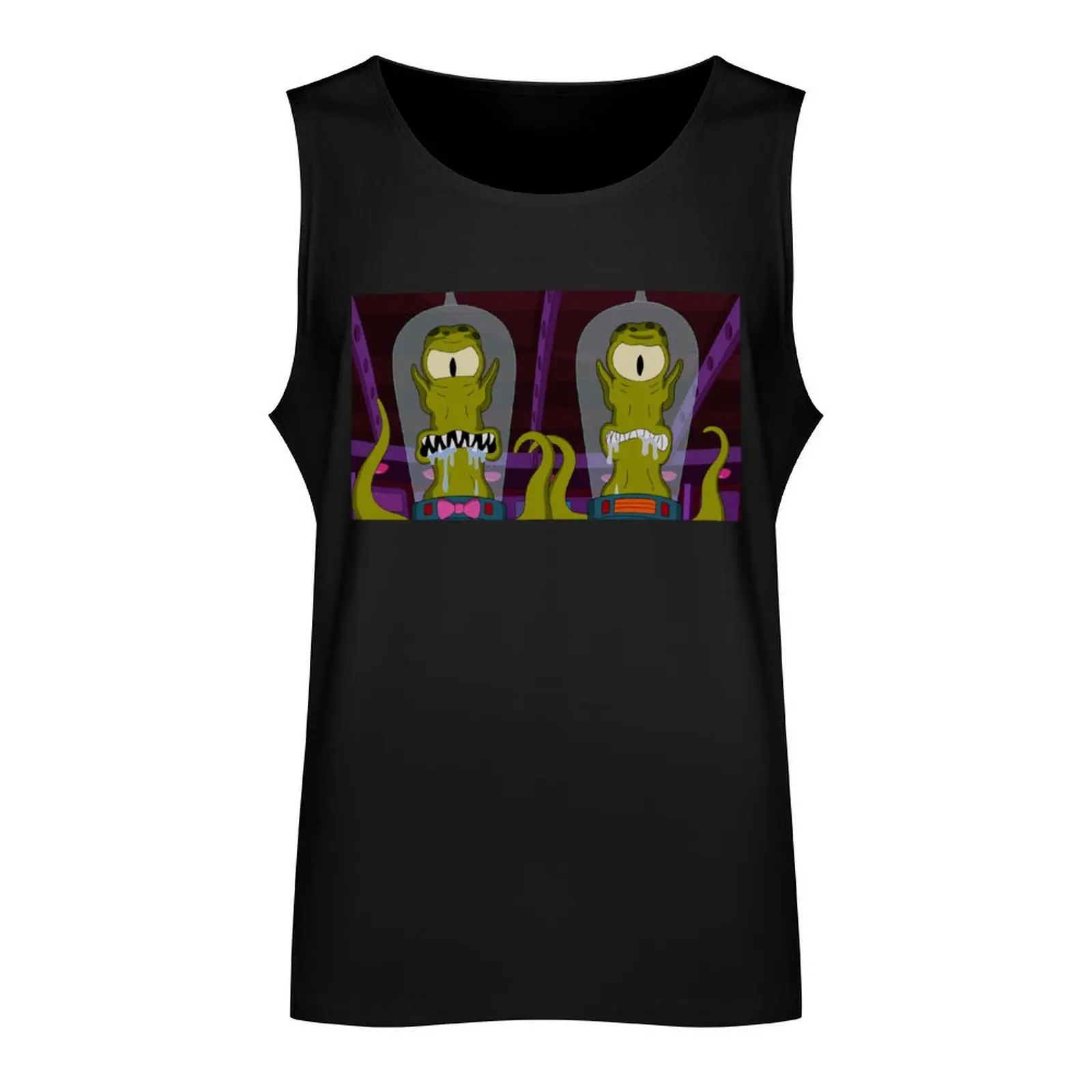 Kang and Kodos Tank Top Men's gym t-shirt sleeveless gym shirts male