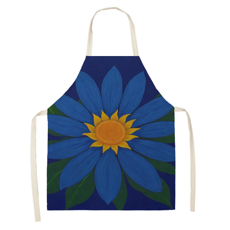 Women's kitchen apron Linen man Children's Big size Child girl Waterproof funny Half Work Coffee nordic boho morandi abstract