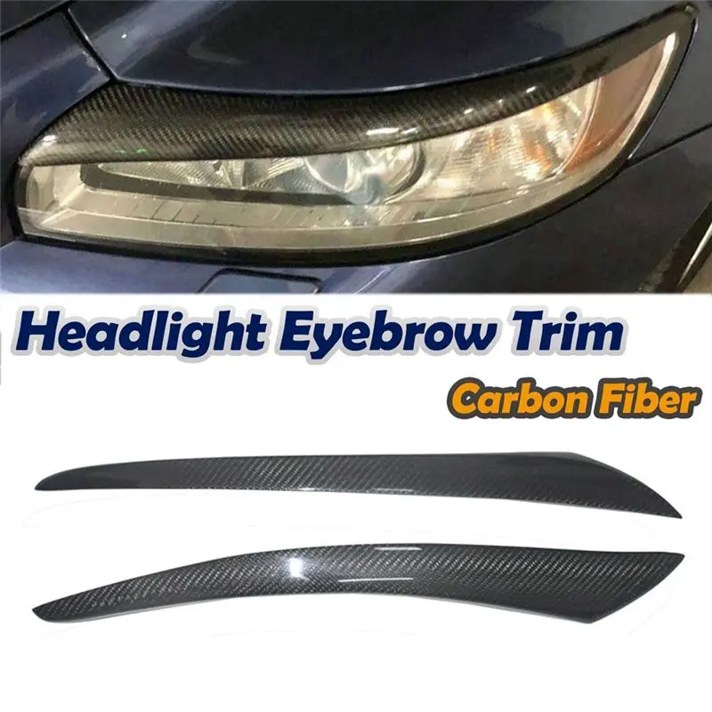 Car Front Bumper Headlight Eyelid Eyebrow Lamp Trim For Volvo S40 V50 2004-2012 Replacement Accessories-A67F - view 3