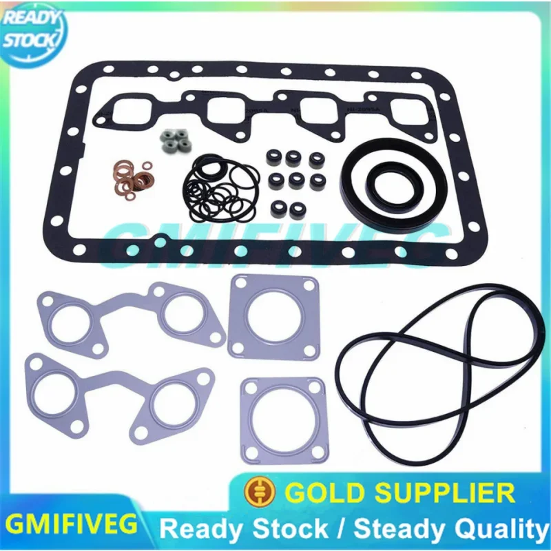 New V2203 Full Gasket Set 079162950,07916 2950 For Kubota V2203B V2203T Bobcat 753 763 773 07916-2950 (Vortex piston)