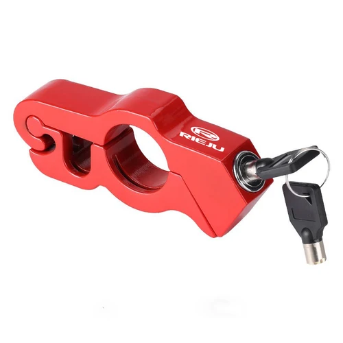Imagen 2 del producto Bloqueo de manillar de motocicleta, empuñadura de acelerador antirrobo, bloqueo de freno de embrague, ajustable, Universal para motocicletas Rieju, ciclomotor y Scooter