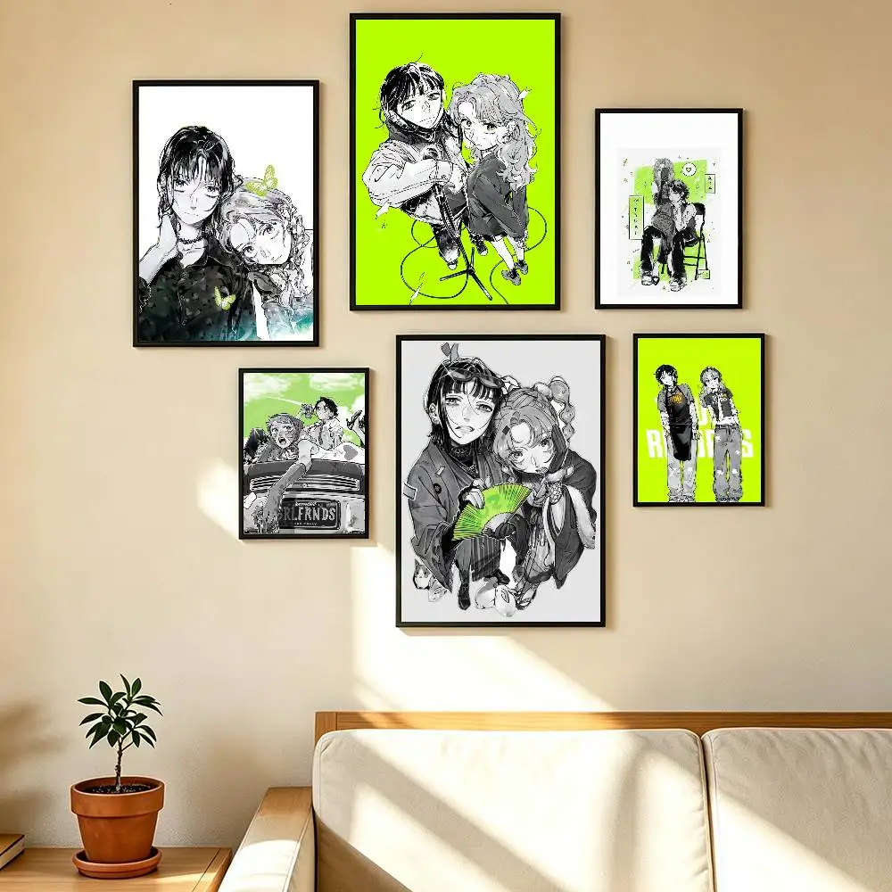 The G-guy Aya K-koga mitsuki Poster Waterproof Wall Art Sticker For Bar Living Room Vintage Decor High Quality Print Gift