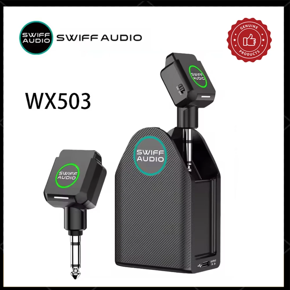 SWIFF الصوت WX503 الغيتار نظام لاسلكي رقمي جهاز ريسيفر استقبال وإرسال للجيتار الصوتي الغيتار الكهربائي أنبوب النفخ الكهربائي باس #1