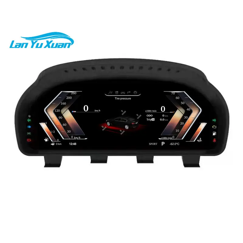 

LCD 12.3 inch Linux car digital cluster for X5 X6 E70 E71 speedometer dashboard panel auto meter instrument