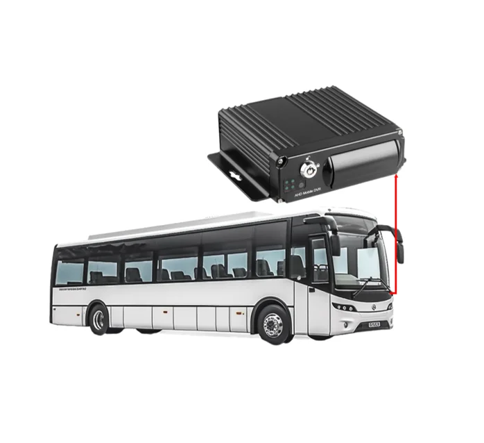 

High Quality MDVR 4 Channel H.265 1080P AHD Two SD Mobile Vehicle DVR Support Phone Computer Real-time Remotes Monitoring