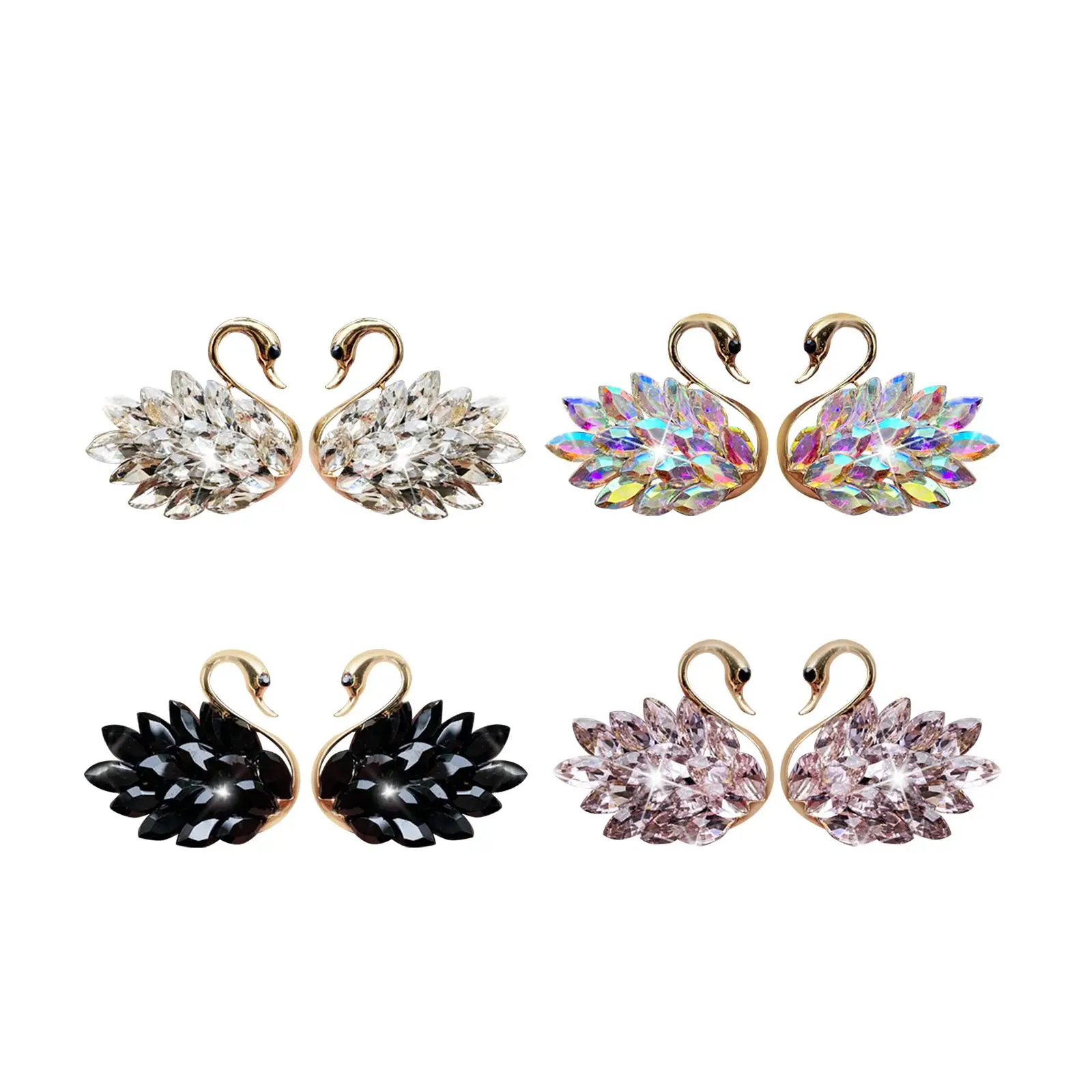 2Pcs Car Air Vent Fresheners Diffuser Clip Small with Sparkling Rhinestones