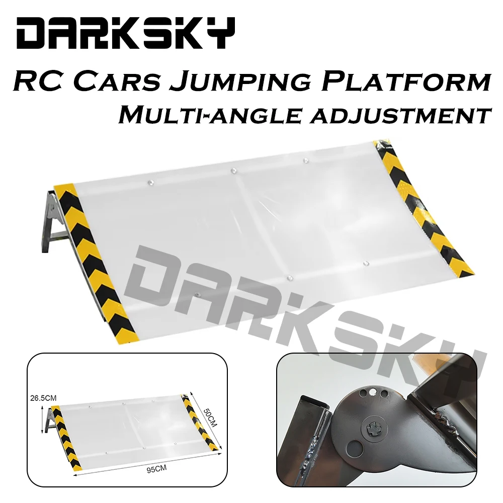 DARKSKY RC Multiple Angles Slope Folding Jumping Platform For 1/8 1/10 1/24 RC Model Cars Monster Truck Buggy Accessoris