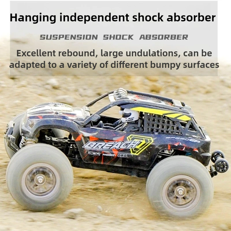 لعبة سيارة أشياء رائعة هدية مضحكة-75 كم/ساعة شاحنة 4WD Rc عالية السرعة، 1:16 سيارة الانجراف Rc بدون فرش للتسلق على الطرق الوعرة، ألعاب سيارات Rc للأولاد